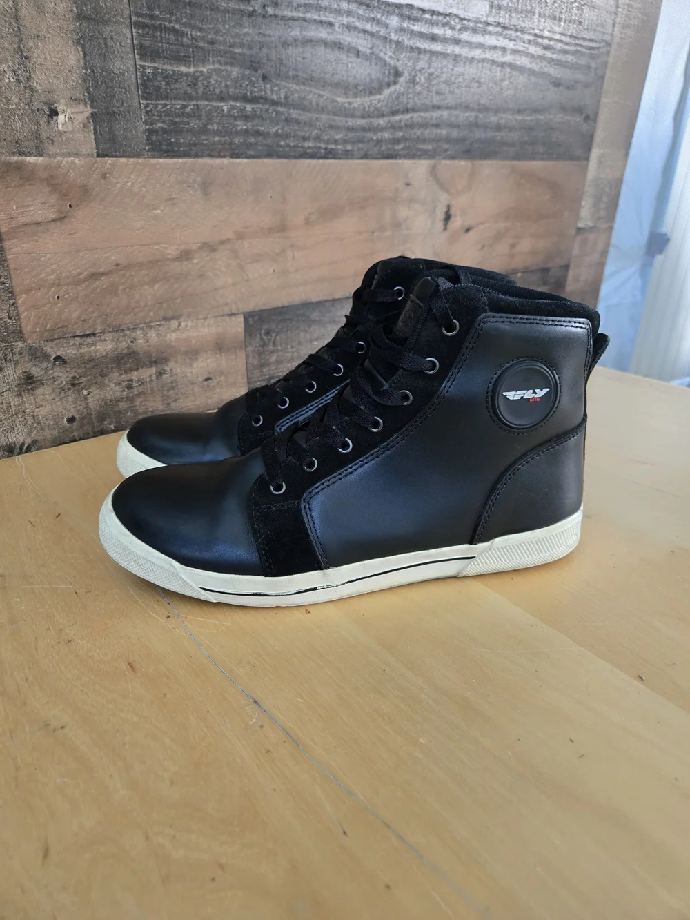 Fly Racing Street Riding Shoes - Size US 9 Men's Waterproof Leather